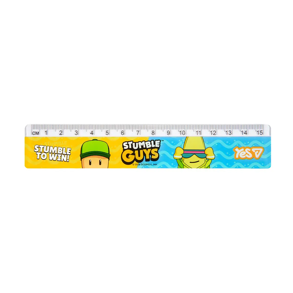 Лінійка 15 см "Stumble Guys", 370702 Yes 1