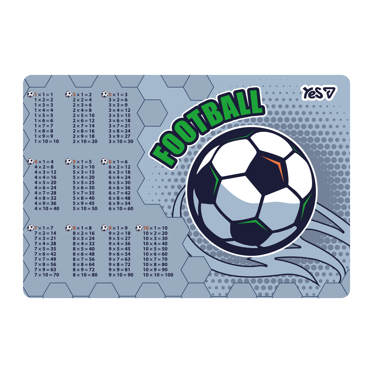 Подкладка пластиковая для стола "Football" табл. умнож., 492377 1