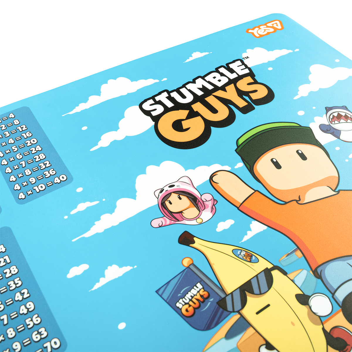 Подкладка пластиковая для стола Yes "Stumble Guys" табл. умнож., 492374 1