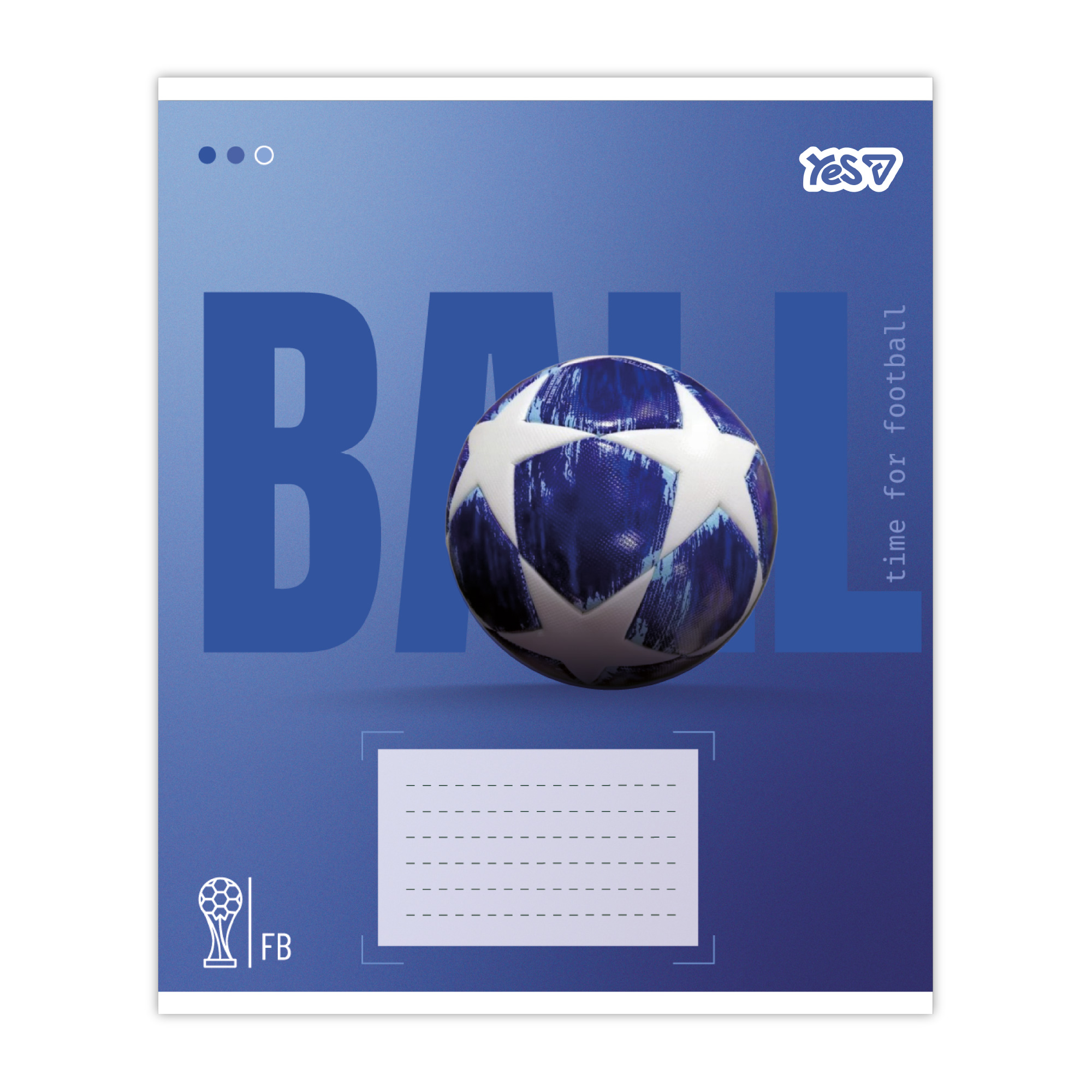 Тетрадь 36 лин. Yes "Ball", 768684 1