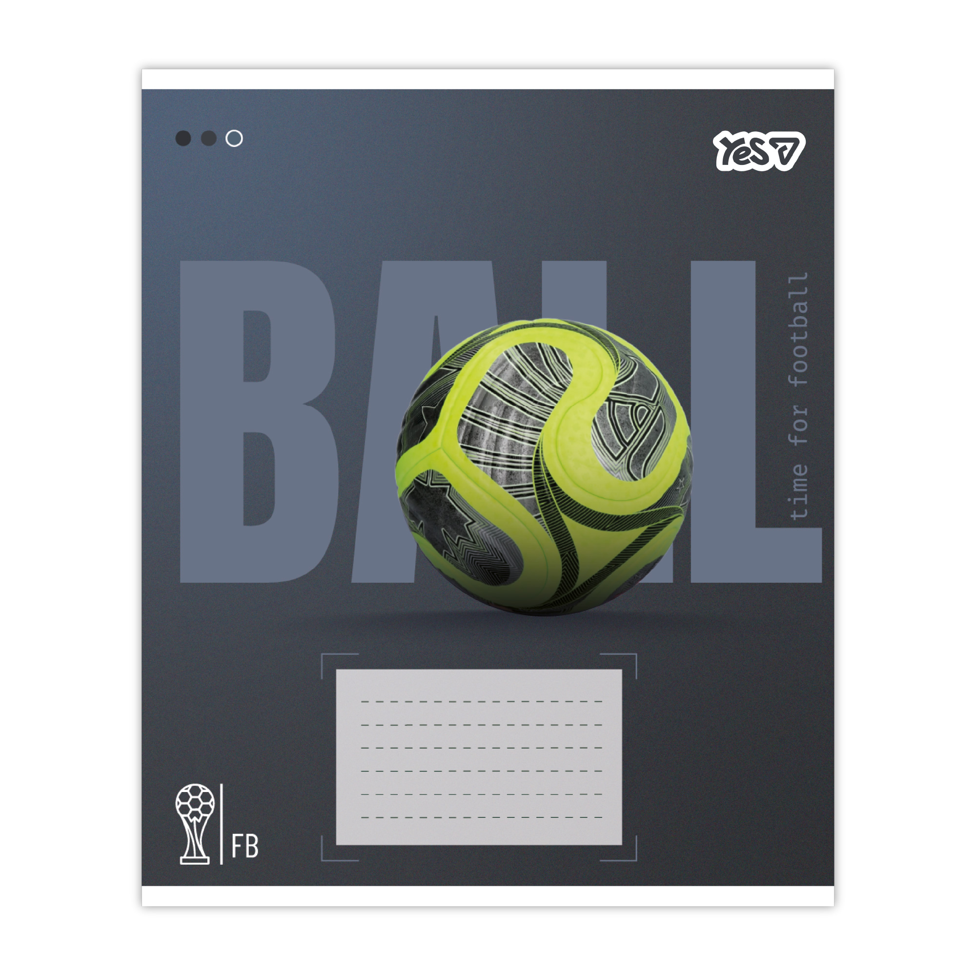 Тетрадь 36 лин. Yes "Ball", 768684 4
