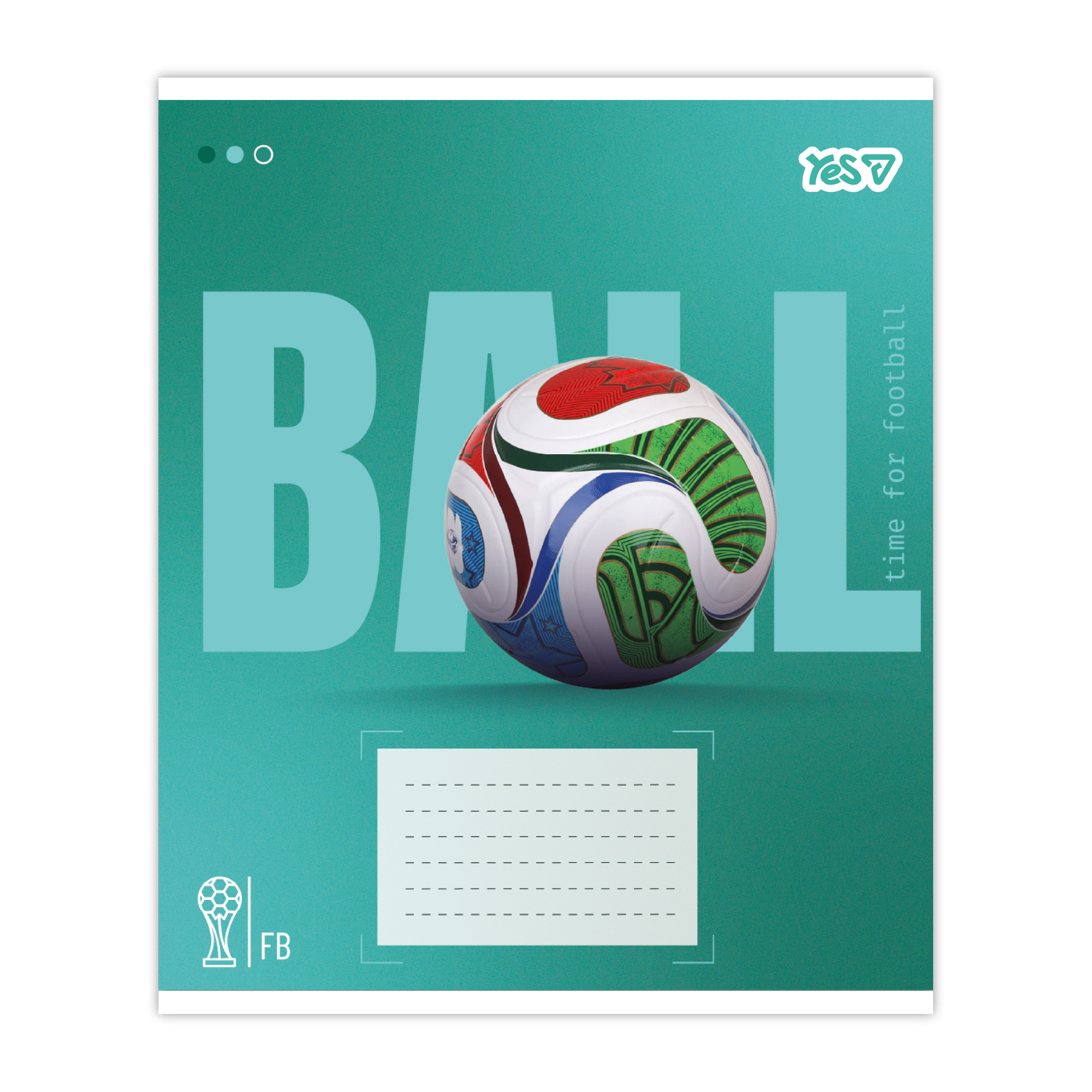 Тетрадь 36 лин. Yes "Ball", 768684 5