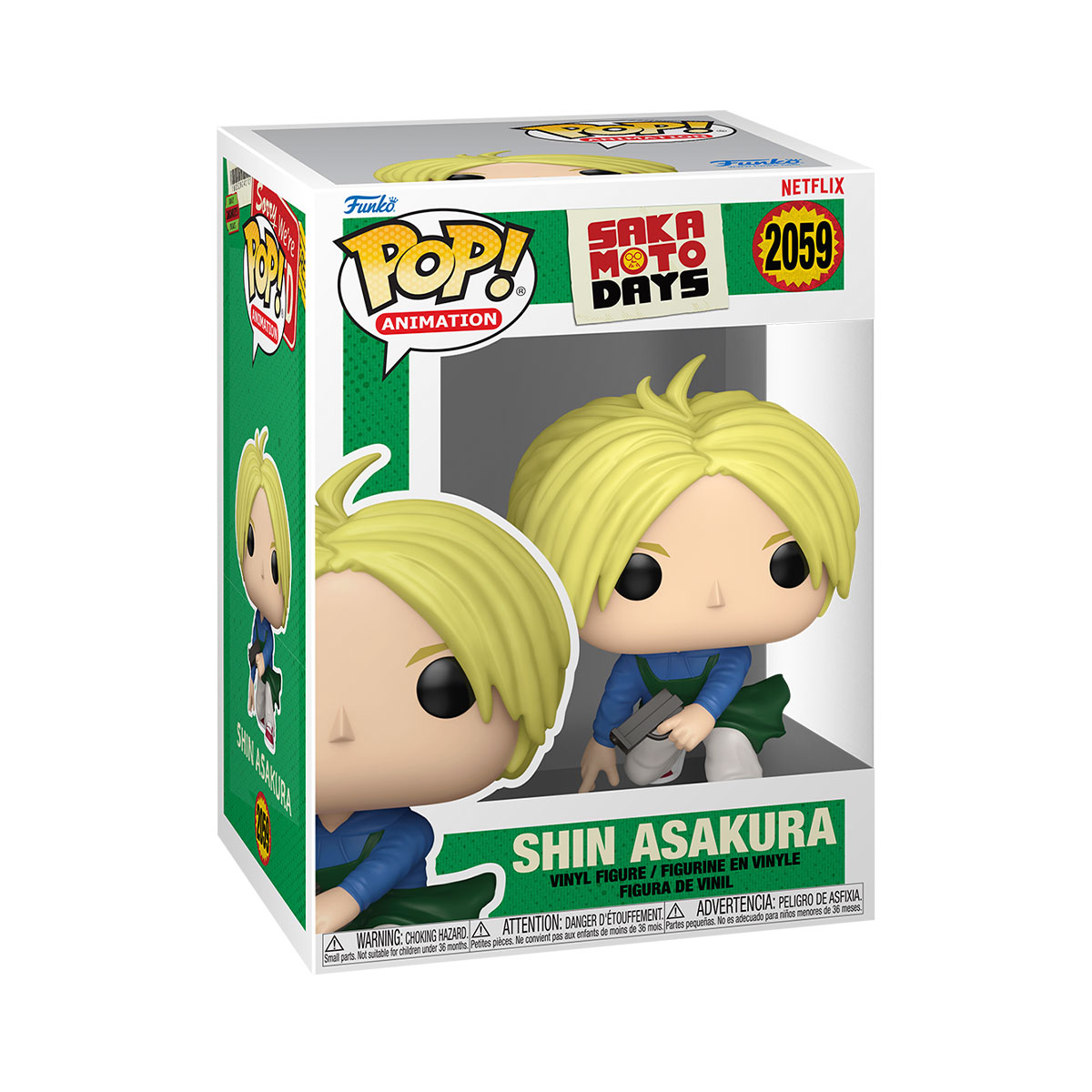 Ігрова фігурка FUNKO POP! серії "Дні Сакамото" - Шін Асакура, 86689 1