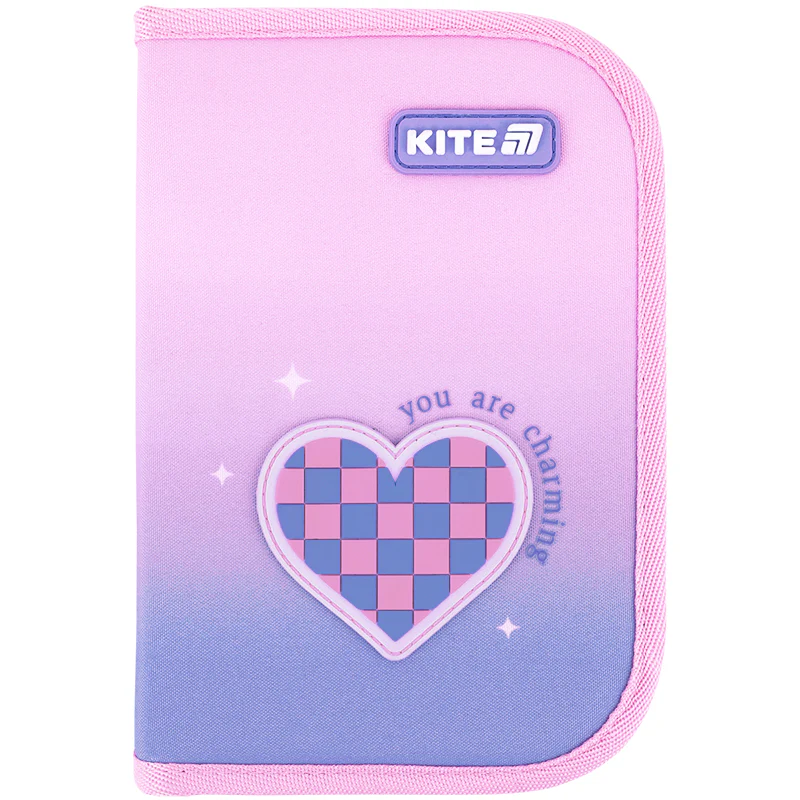 Пенал Kite 1 від., 1 відв., без наповнення 621 Charming, K26-621-1