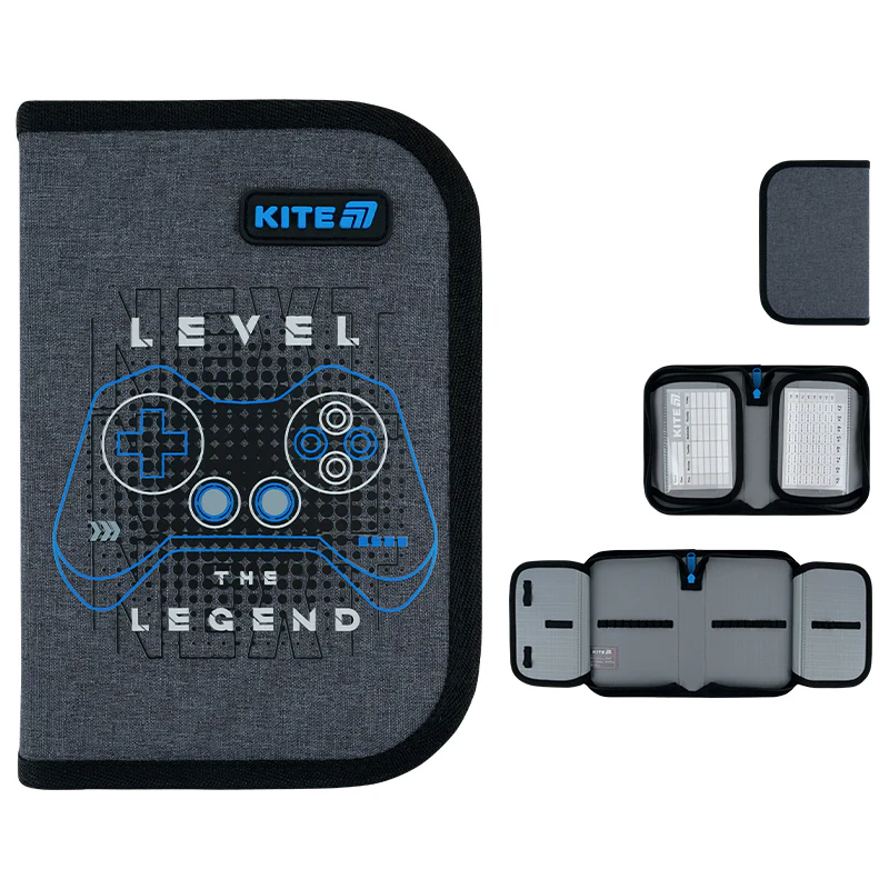 Пенал Kite 1 від., 2 відв., без наповнення 622 Level UP, K26-622-6 фото