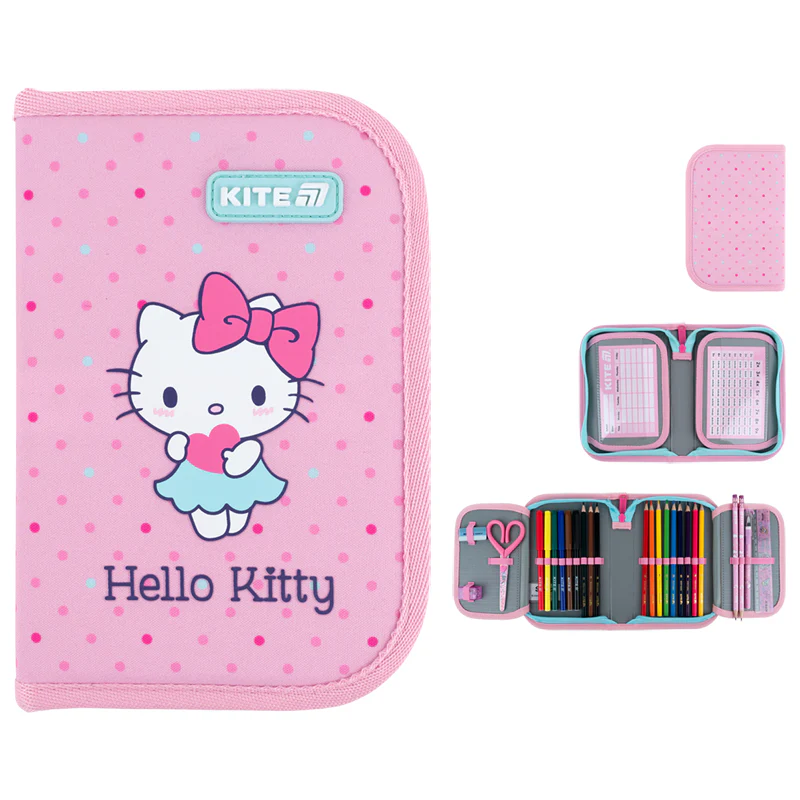 Пенал Kite 1 від., 2 відв., з наповненням 622H HK, HK26-622H 1