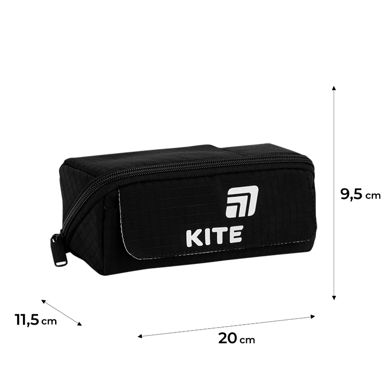 Пенал Kite 2702-6 чорний, K26-2702-6 зображення