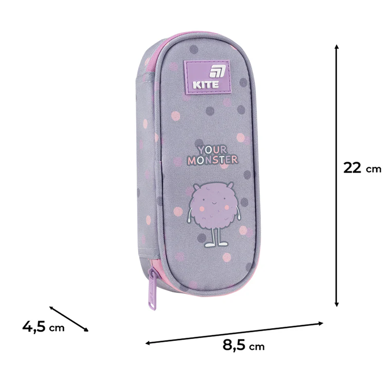 Пенал Kite 599 Cute Monster, K26-599-17 зображення