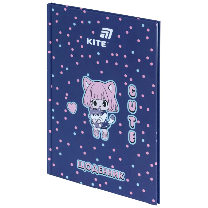 Щоденник шкільний, тверда обкл, Cuteness, K26-262-1 1