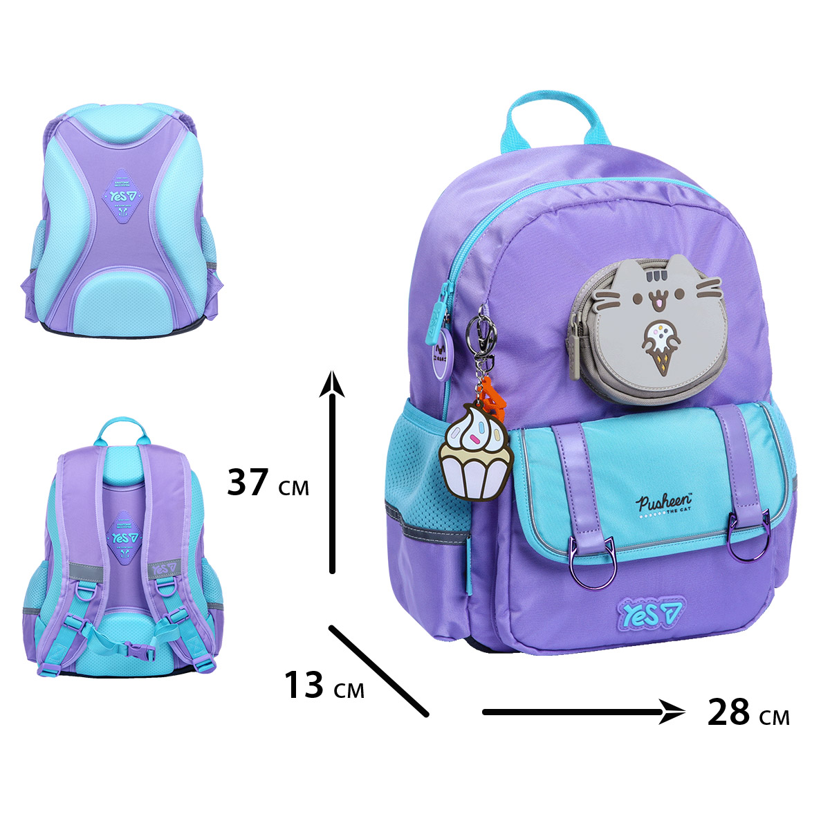 Рюкзак шкільний Yes S-104S "Pusheen Summer", 550255 2