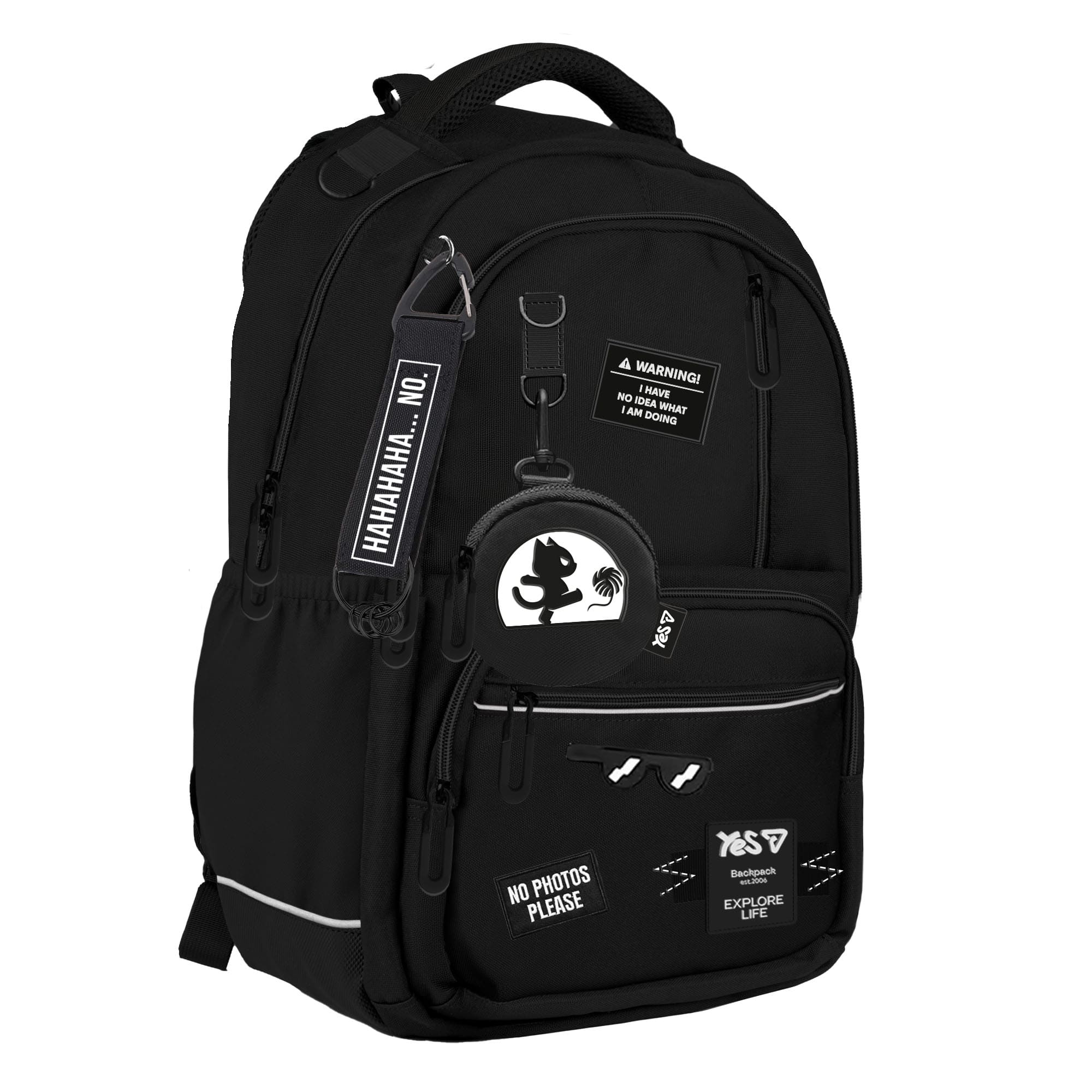 Рюкзак шкільний Yes TS-50L "Black Cat", 550374