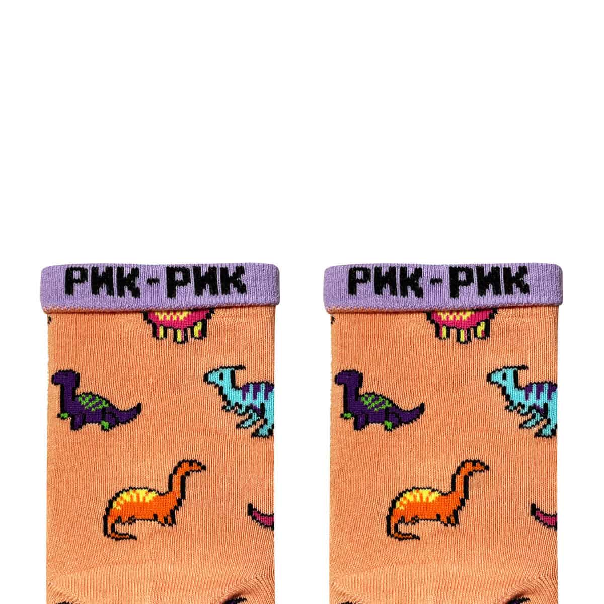 Шкарпетки Дитячі "Peach Dinosaurs" (4-6р), peachdinosaurs4y фото