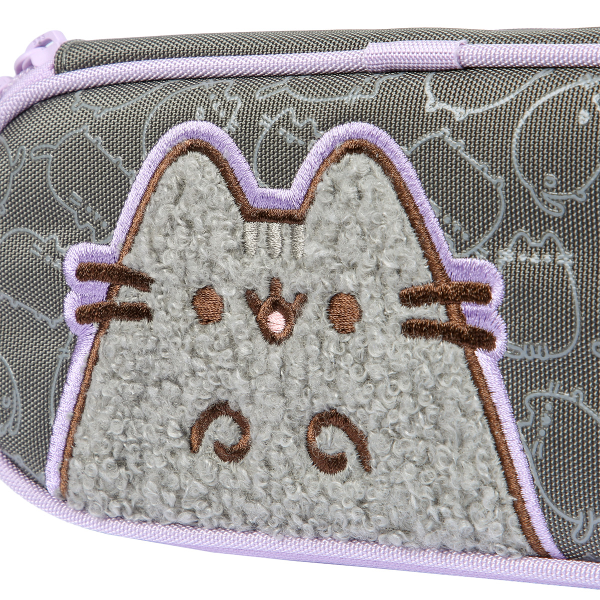 Пенал м’який Yes PH-30 "Pusheen Gray", 533763 зовнішній вигляд