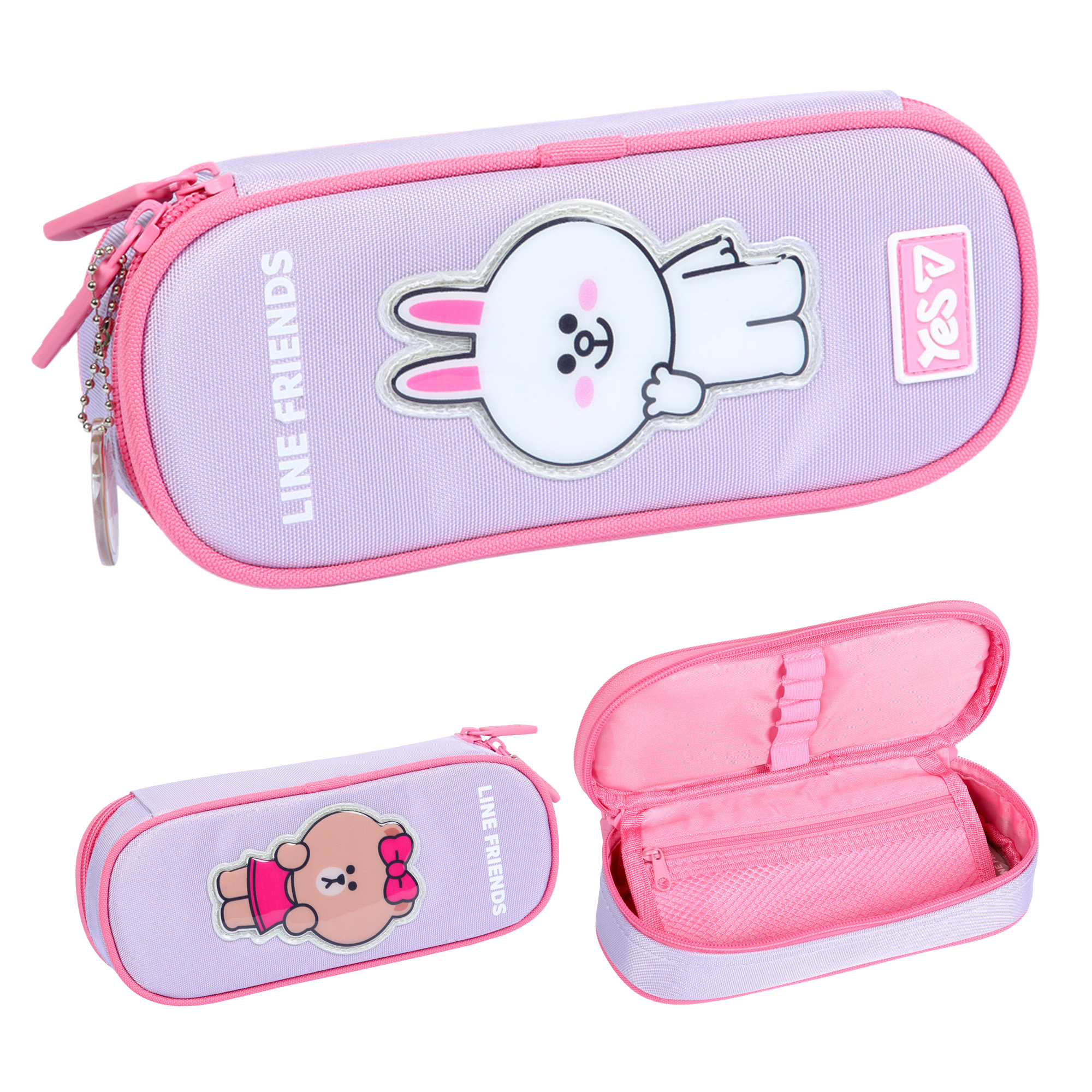 Пенал м’який Yes PH-30 "Line Friends Always Together", 533759 фото