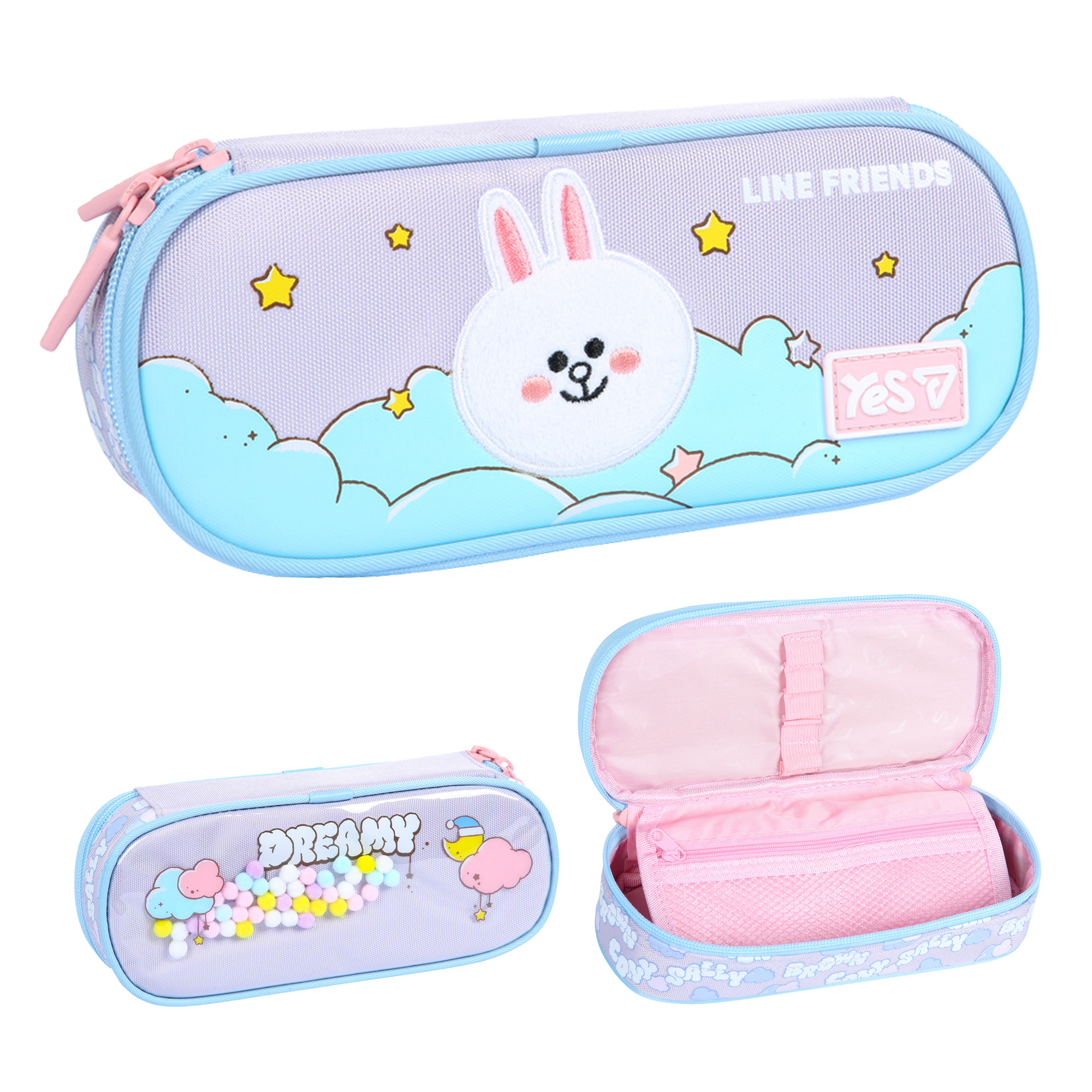 Пенал м’який Yes PH-30 "Line Friends Dreamy", 533756 фото