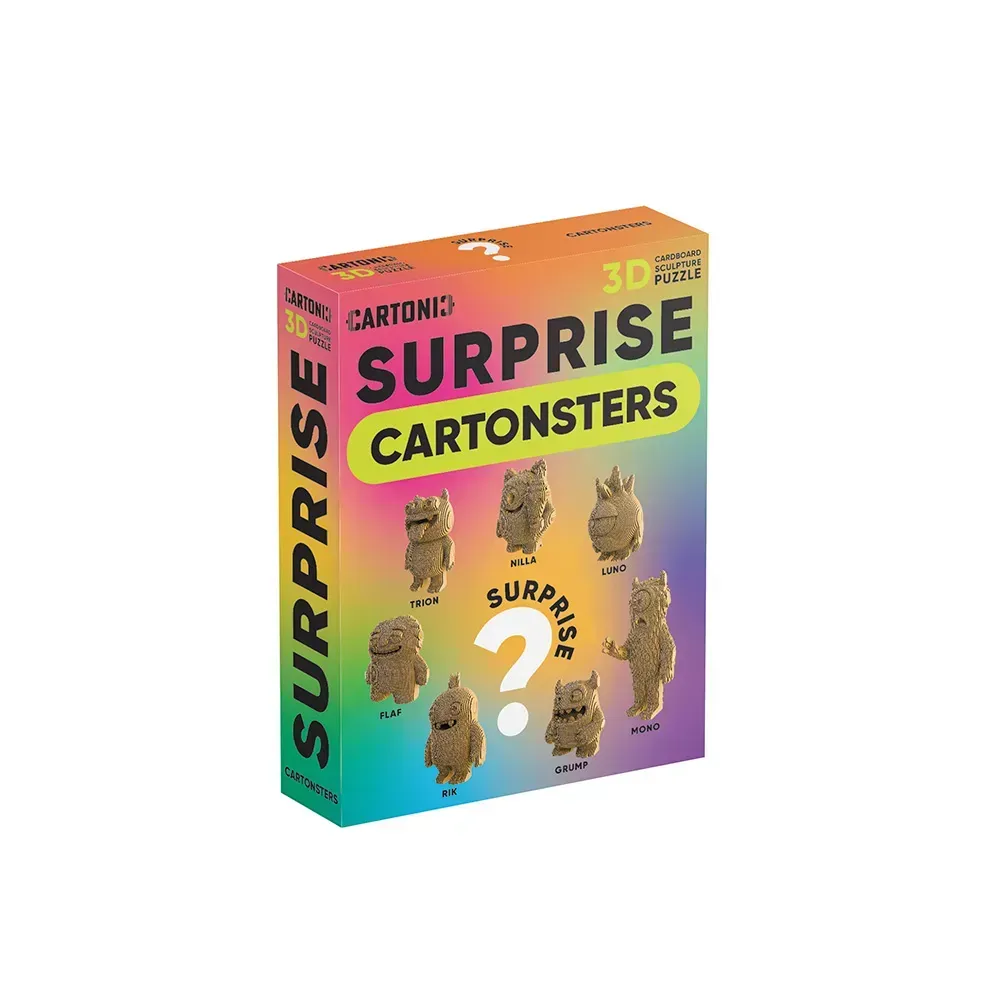 Картонний конструктор "Cartonic 3D Puzzle SURPRISE CARTONSTERS", CARTSURPSTERS
