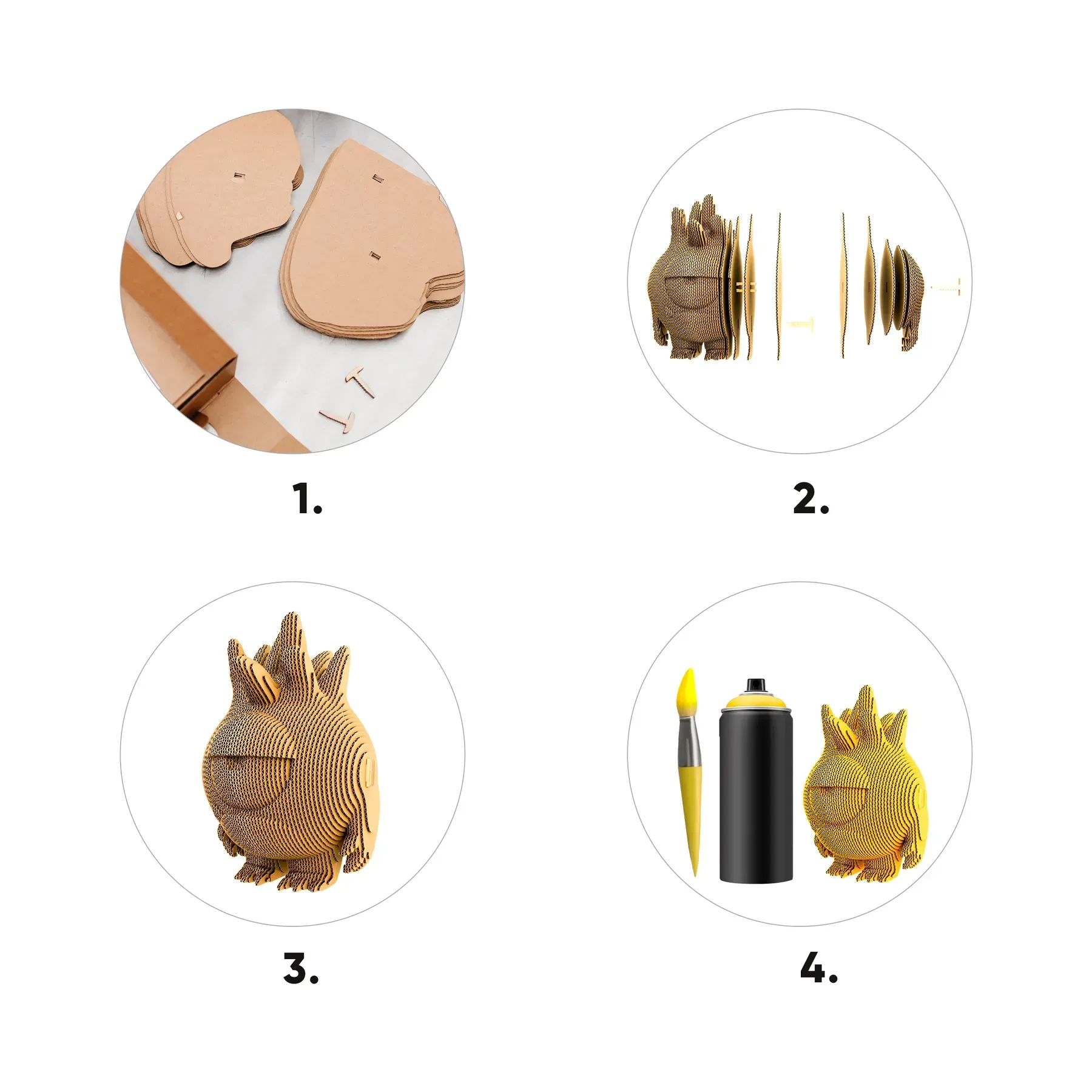 Картонний конструктор "Cartonic 3D Puzzle SURPRISE CARTONSTERS", CARTSURPSTERS модель