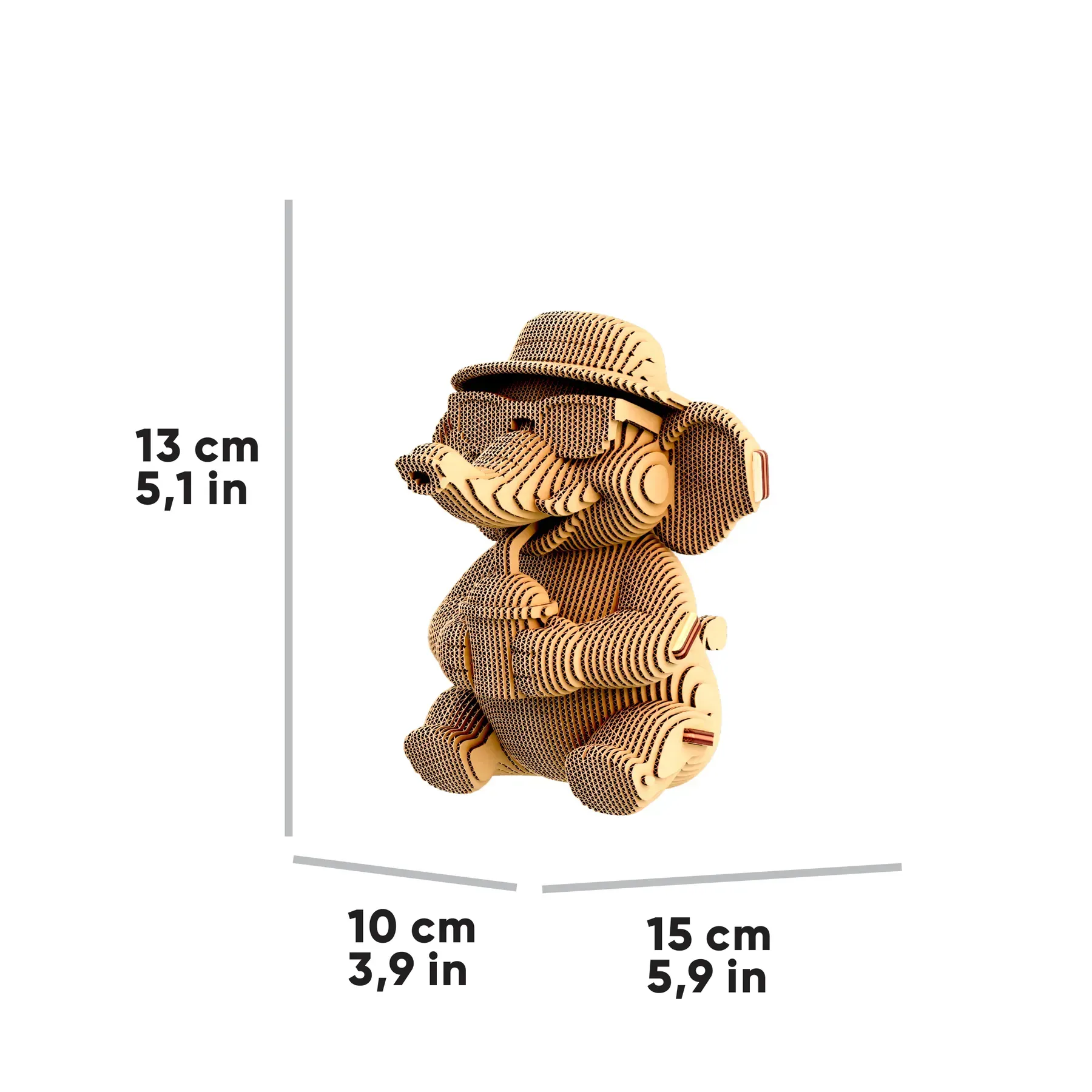 Картонний конструктор "Cartonic Collectible ELEPHANT", CCARTELEP зовнішній вигляд