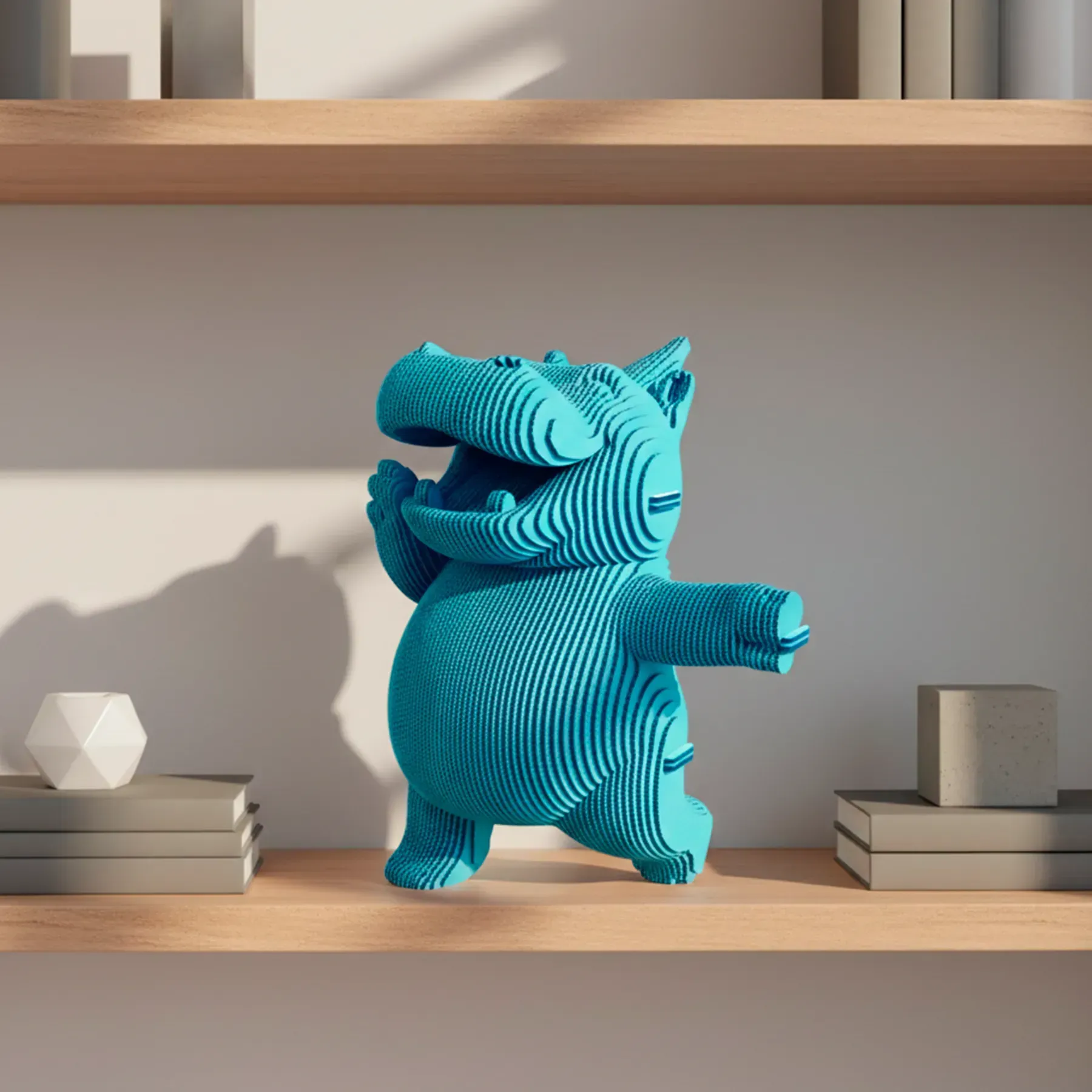 Картонний конструктор "Cartonic Collectible HIPPO", CCARTHIPO фото