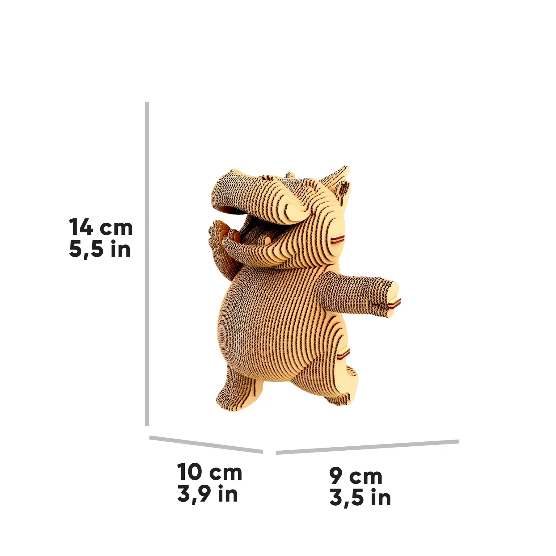 Картонний конструктор "Cartonic Collectible HIPPO", CCARTHIPO зовнішній вигляд
