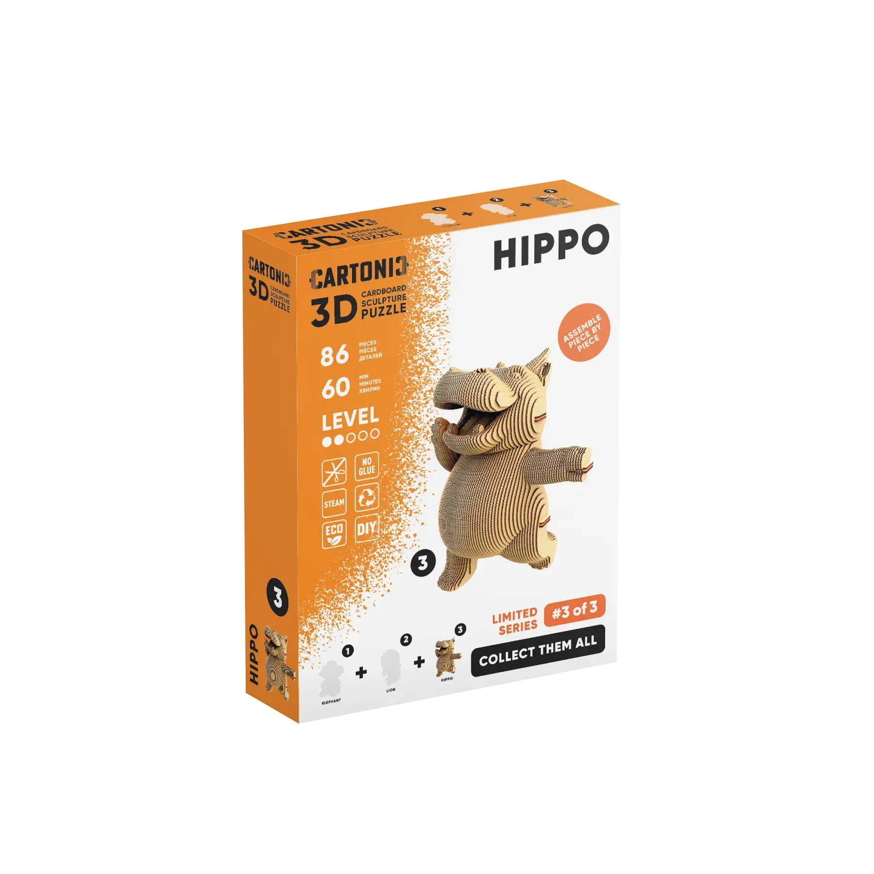 Картонний конструктор "Cartonic Collectible HIPPO", CCARTHIPO товар