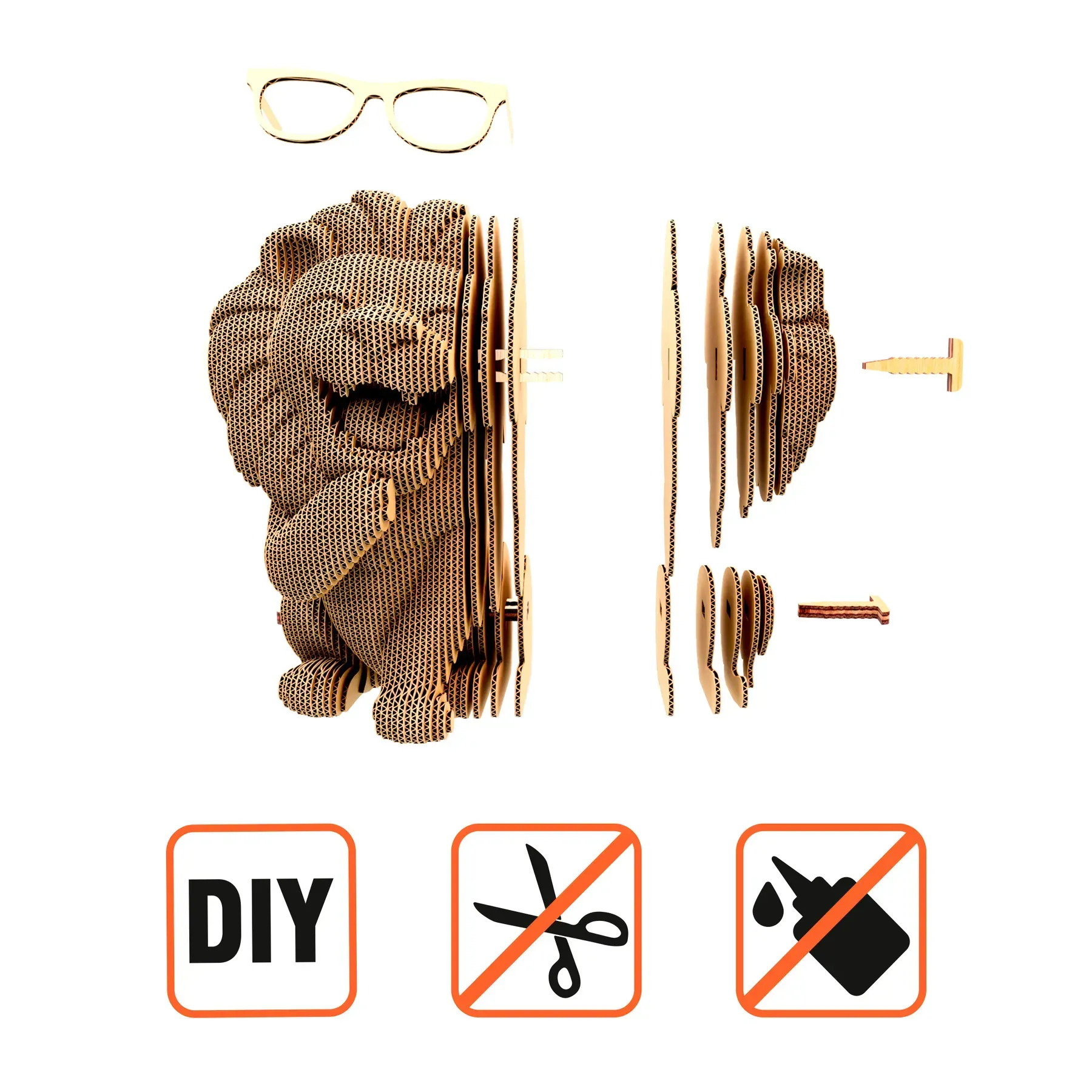 Картонний конструктор "Cartonic Collectible LION", CCARTLION зображення