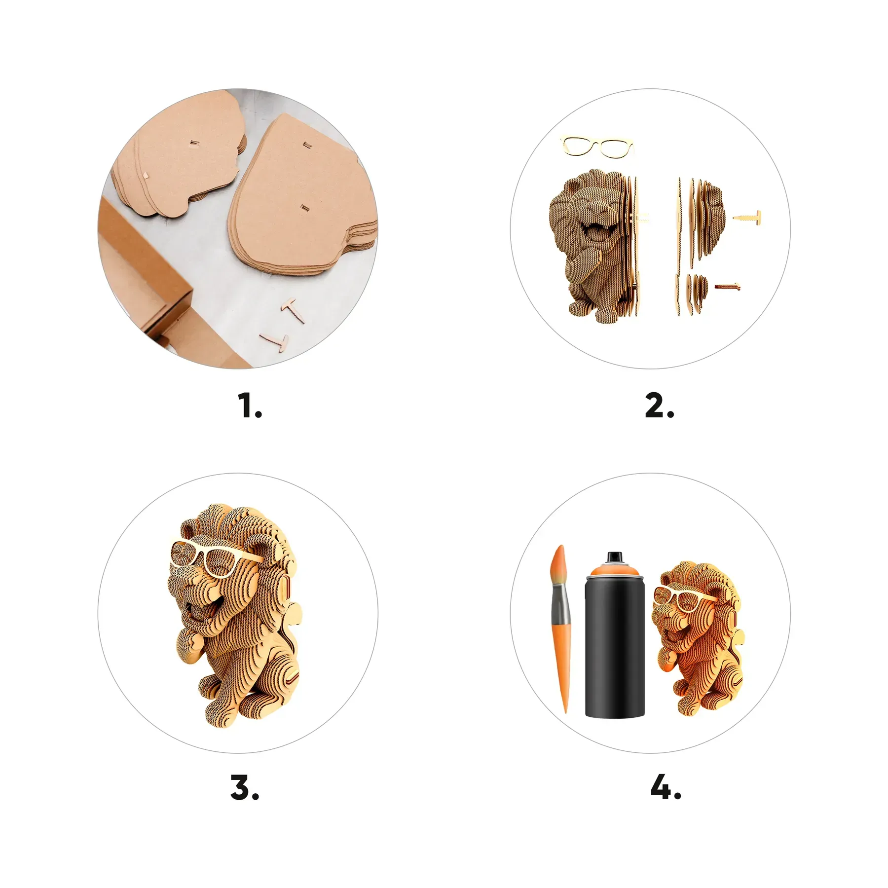 Картонний конструктор "Cartonic Collectible LION", CCARTLION вид товару