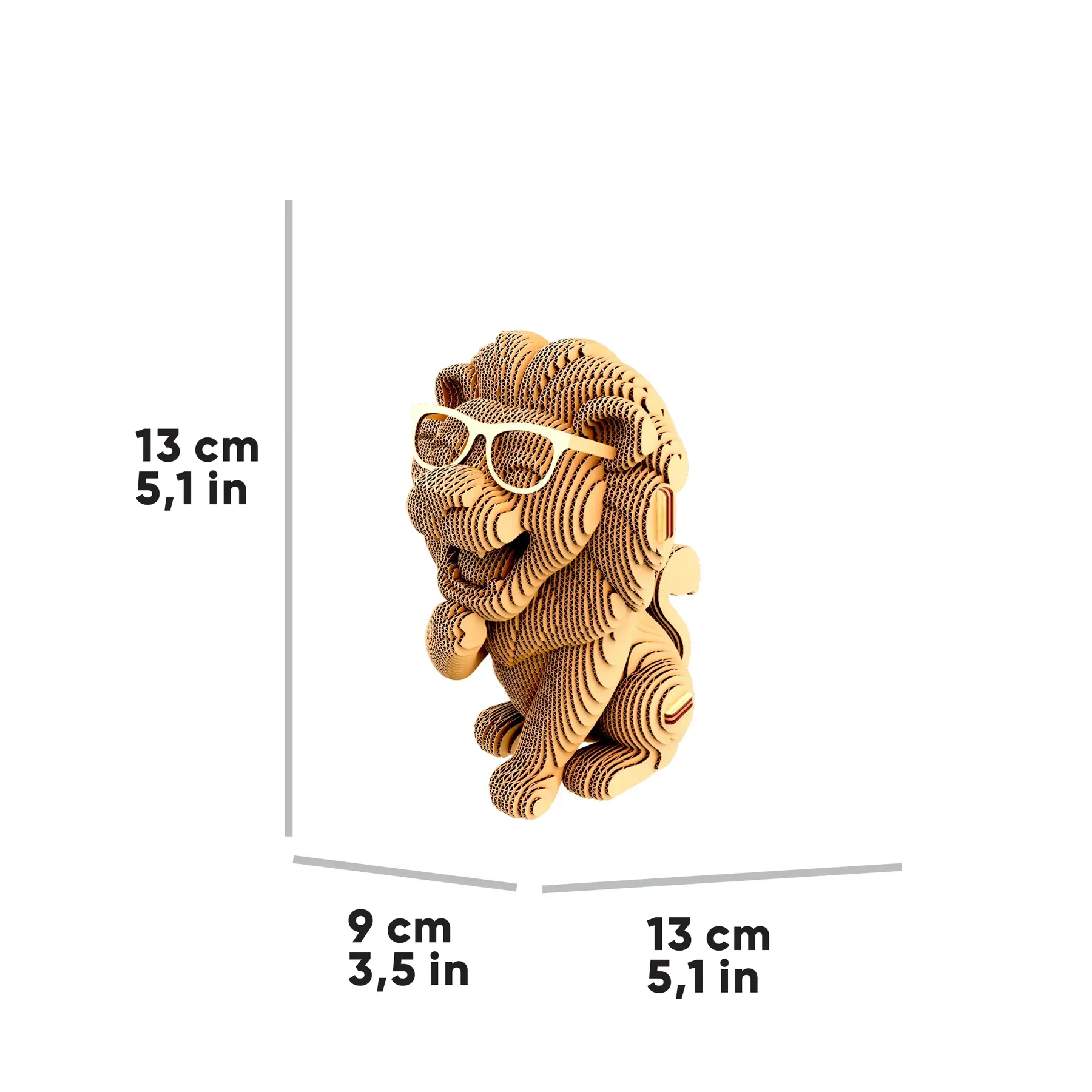 Картонний конструктор "Cartonic Collectible LION", CCARTLION зовнішній вигляд