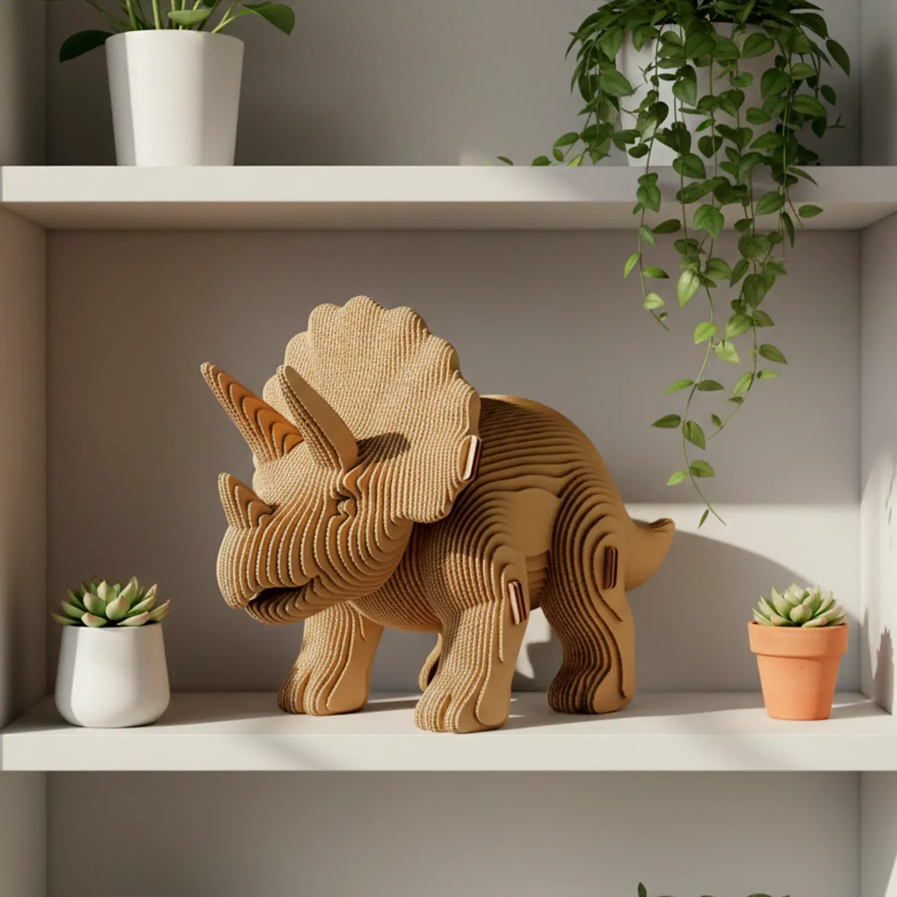 Картонний конструктор "Cartonic Collectible TRICERATOPS", CCARTTRIC фото
