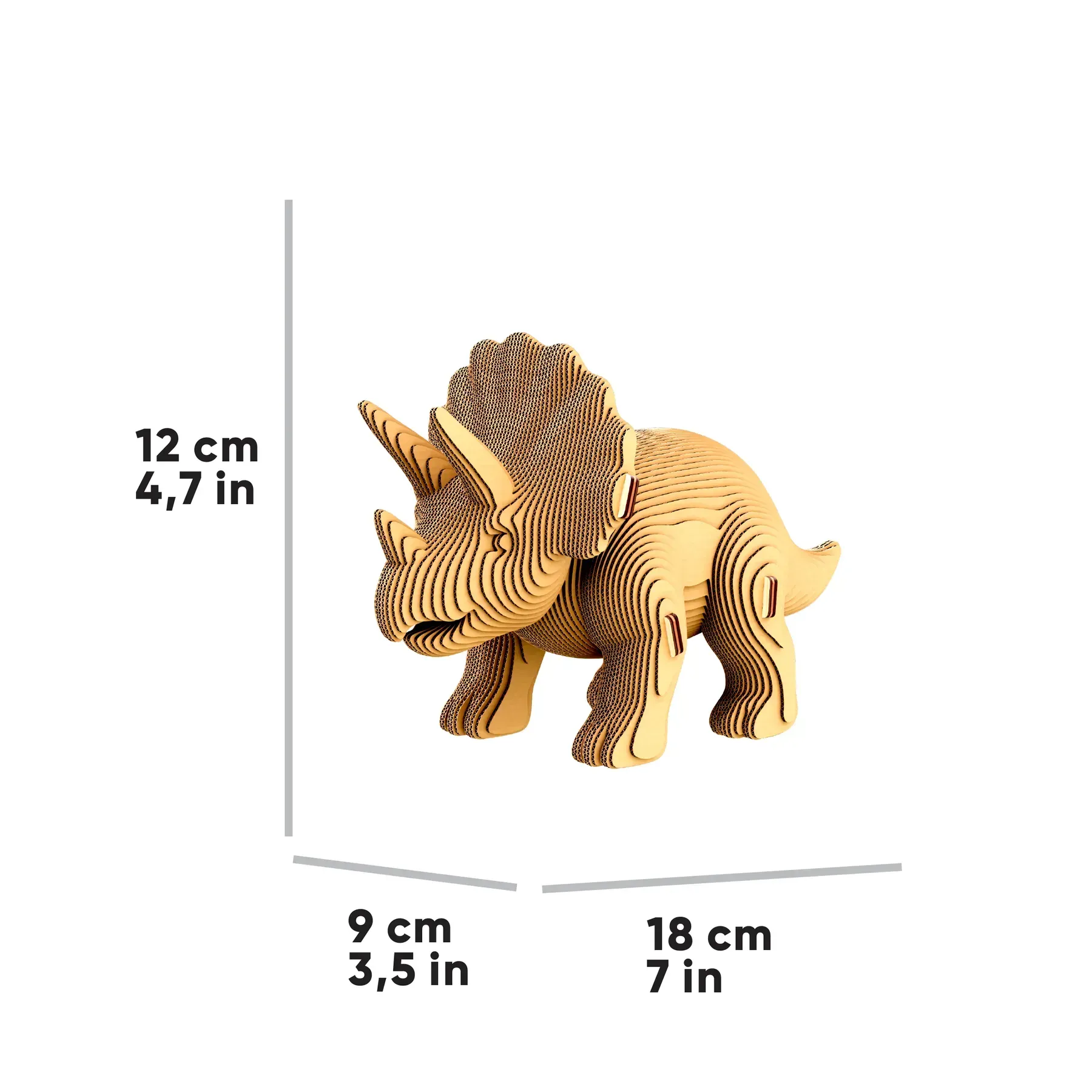 Картонний конструктор "Cartonic Collectible TRICERATOPS", CCARTTRIC продукт