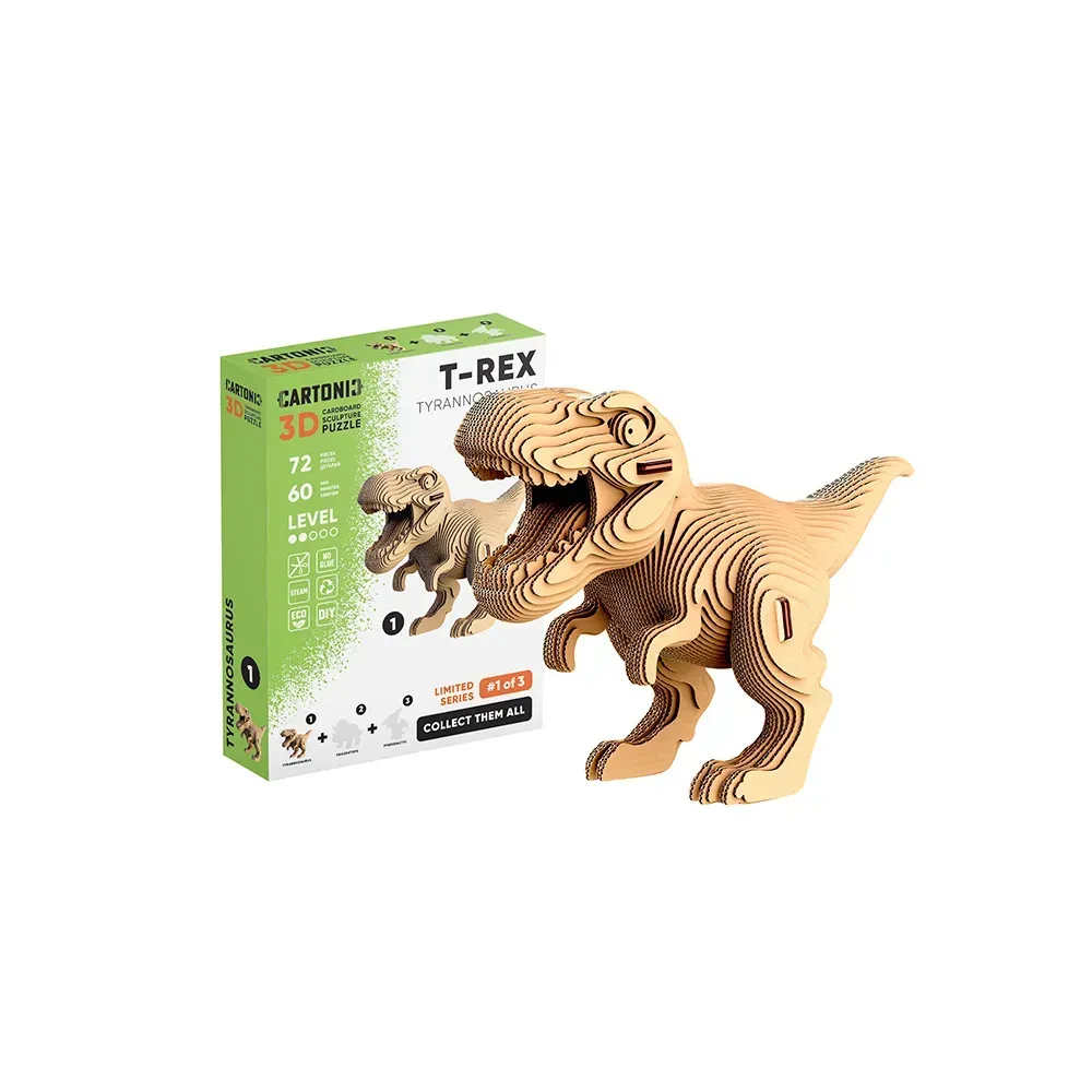 Картонний конструктор "Cartonic Collectible TYRANNOSAURUS", CCARTTREX модель