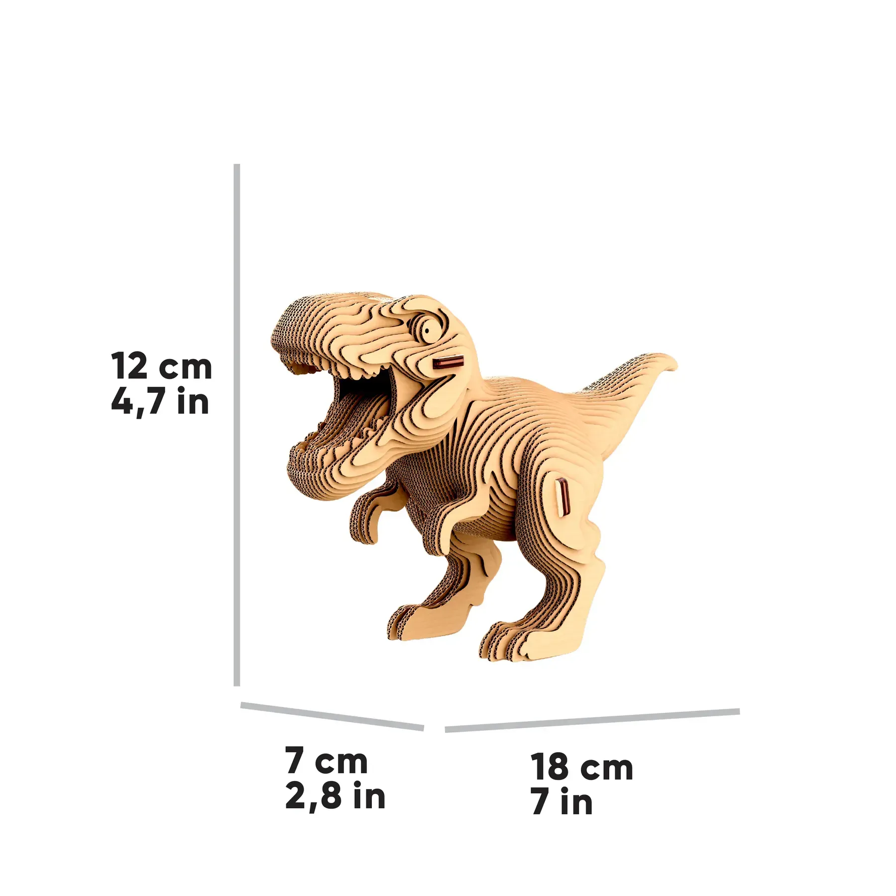 Картонний конструктор "Cartonic Collectible TYRANNOSAURUS", CCARTTREX продукт