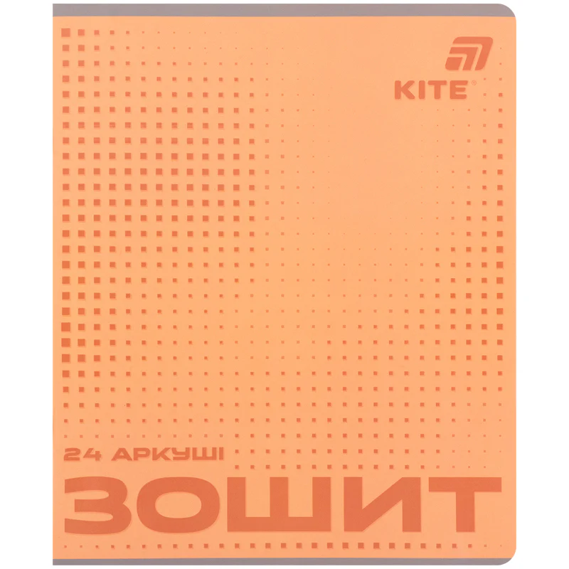 Тетрадь 24 л., кл., софт тач + УФ лак объемный, Kite OC, K26-238-1 внешний вид
