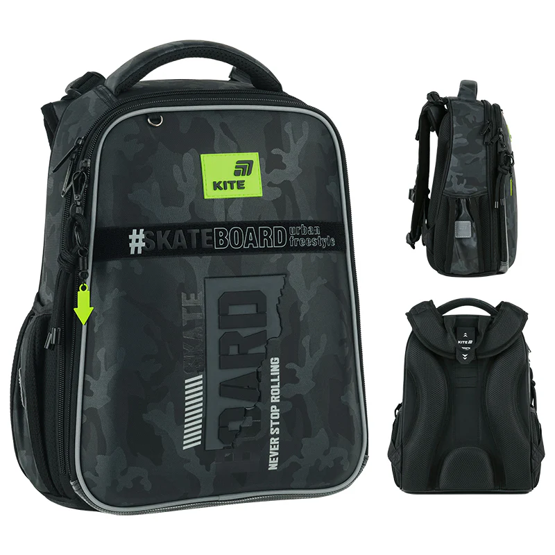 Набор рюкзак + пенал + сумка для обуви Kite 531 SK8 Board, SET_K26-531M-2 изображение