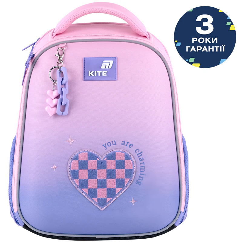 Набор рюкзак + пенал + сумка для обуви Kite 555 Charming, SET_K26-555S-4 фото
