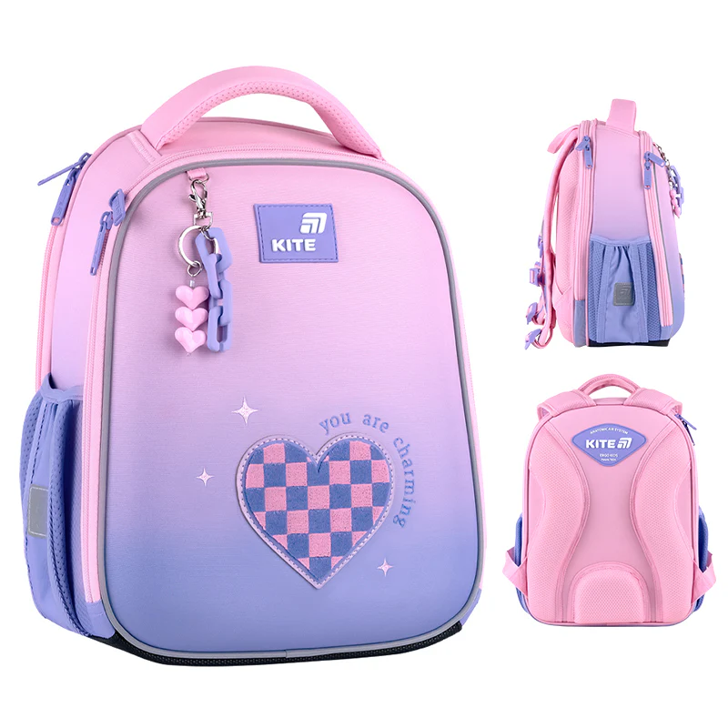 Набор рюкзак + пенал + сумка для обуви Kite 555 Charming, SET_K26-555S-4 изображение