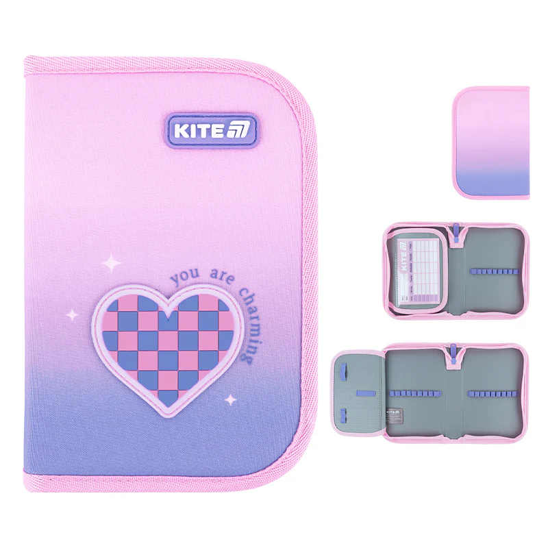 Набор рюкзак + пенал + сумка для обуви Kite 555 Charming, SET_K26-555S-4 карточка товара
