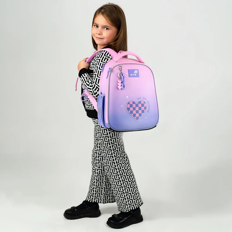 Набор рюкзак + пенал + сумка для обуви Kite 555 Charming, SET_K26-555S-4 внешний вид