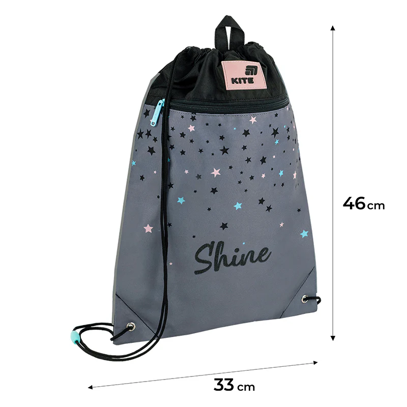 Набор рюкзак + пенал + сумка для обуви Kite 700 Shine, SET_K26-700M-2 модель