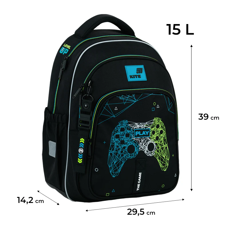 Набор рюкзак + пенал + сумка для обуви Kite 763M Next Level, SET_K26-763M-4 изображение товара