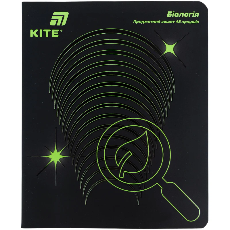 Тетрадь 48 кл, Предметка - Биология, софт тач+УФ, Lumen, K26-240-7