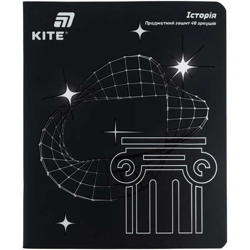 Тетрадь 48 кл, Предметка - История, софт тач+УФ, Lumen, K26-240-4