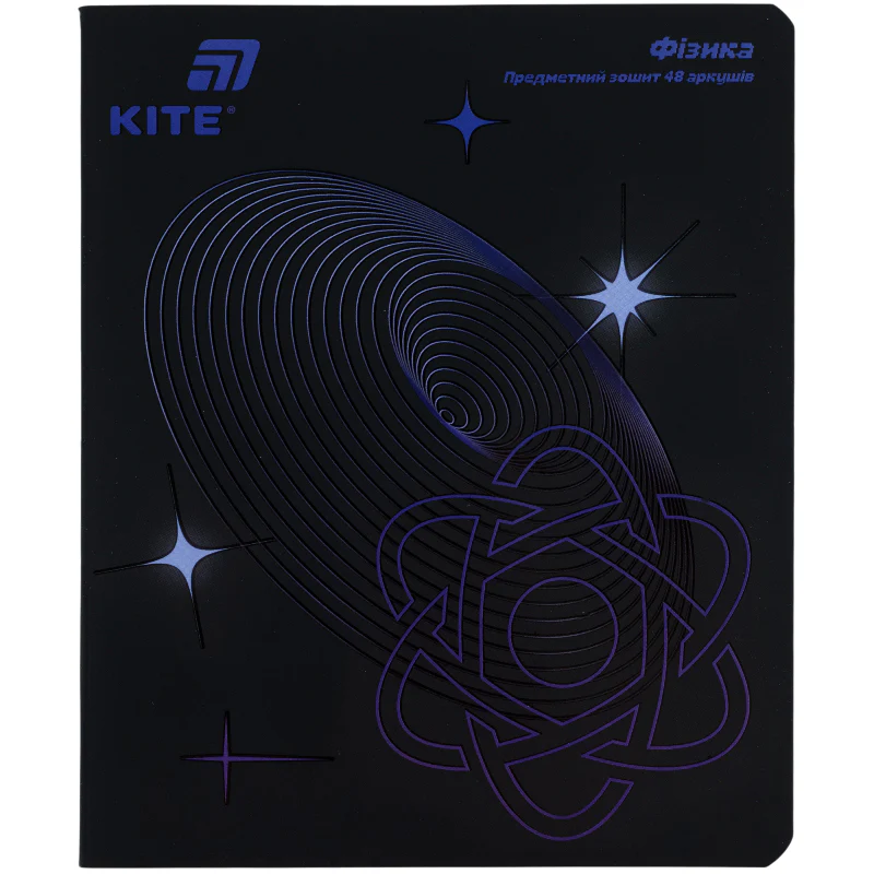 Тетрадь 48 кл, Предметка - Физика, софт тач+УФ, Lumen, K26-240-2
