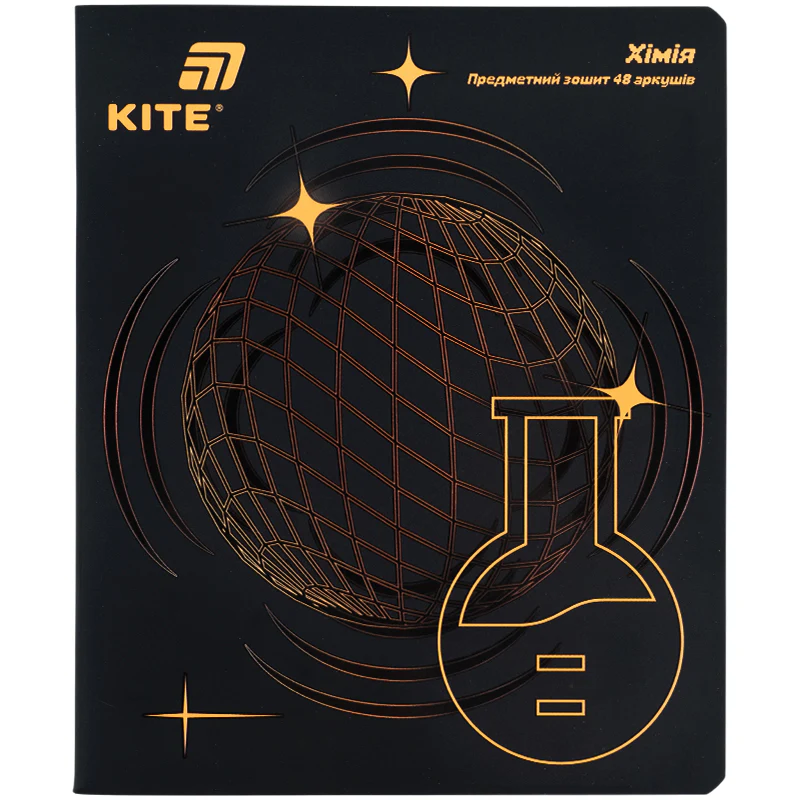 Тетрадь 48 кл, Предметка - Химия, софт тач+УФ, Lumen, K26-240-6