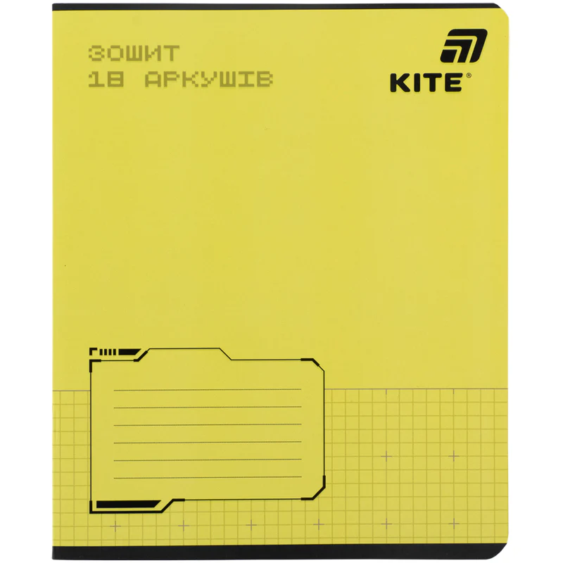 Тетрадь 18 л., кл., софт тач + УФ лак, Kite One color, K26-236-1 товар
