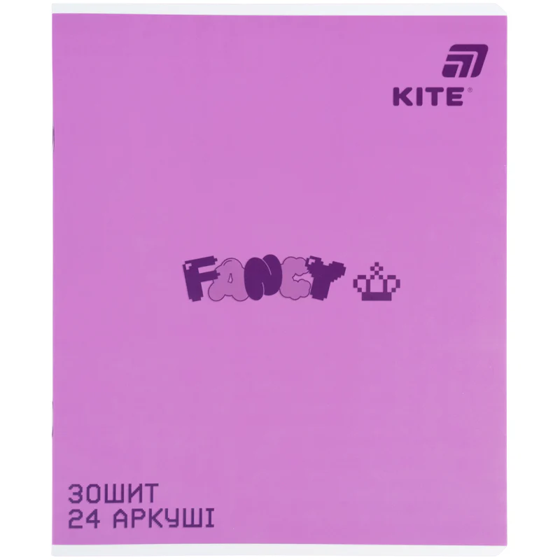 Тетрадь 24 л., лин., софт тач + УФ лак объемный, Kite OC, K26-239-1 вид товара