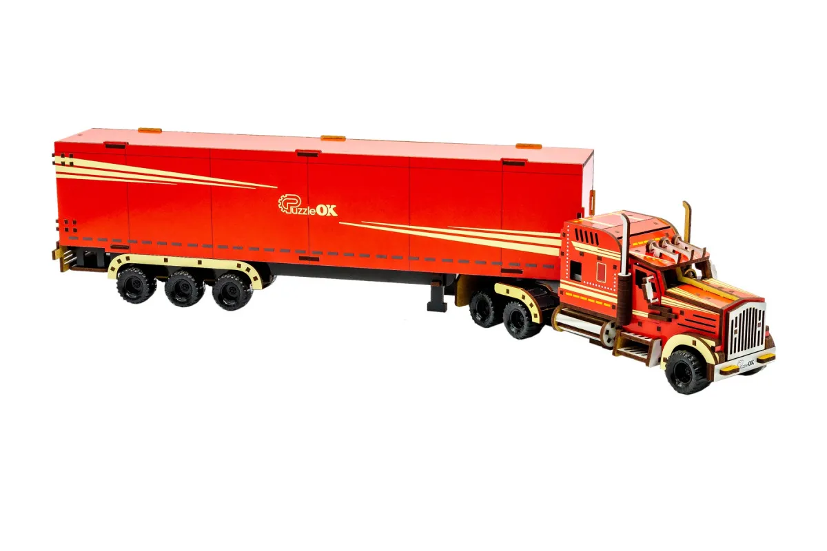 Конструктор дерев’яний 3D "Wood Truck ", Puz-00952, PuzzleOk зображення товару