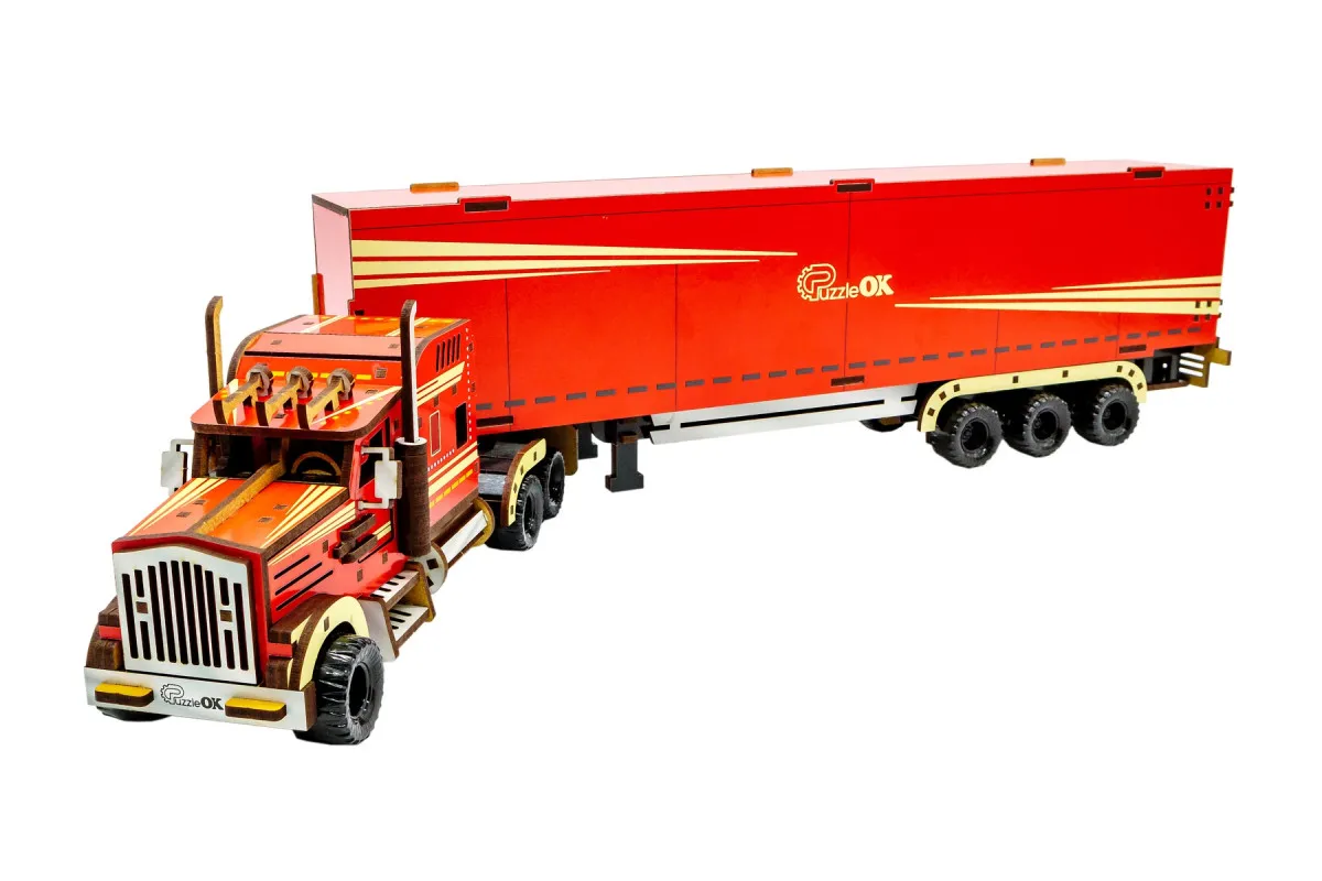 Конструктор дерев’яний 3D "Wood Truck ", Puz-00952, PuzzleOk модель