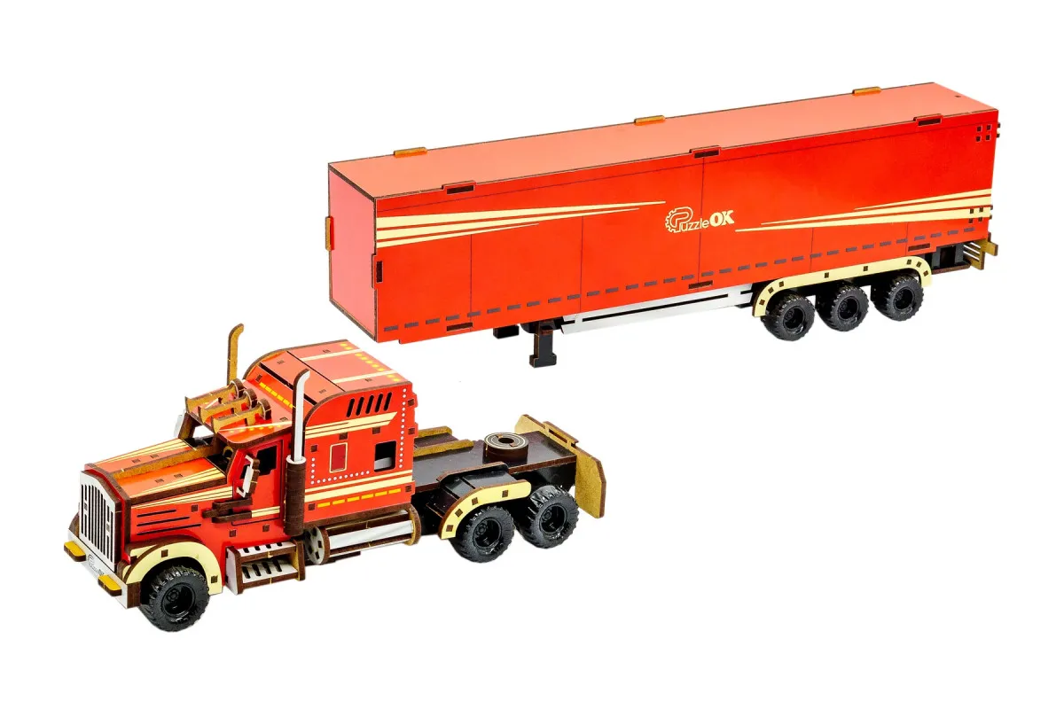 Конструктор дерев’яний 3D "Wood Truck ", Puz-00952, PuzzleOk фото