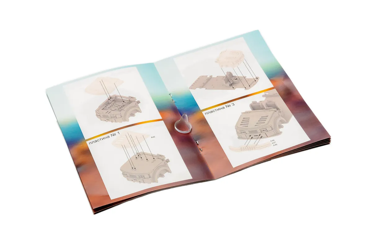 Конструктор дерев’яний 3D "Пікап", PuzzleOk продукт